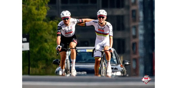 De renners van het UAE Team wonnen de Grand Prix van Montreal. De renners van het UAE Team wonnen de Grand Prix van Montreal.